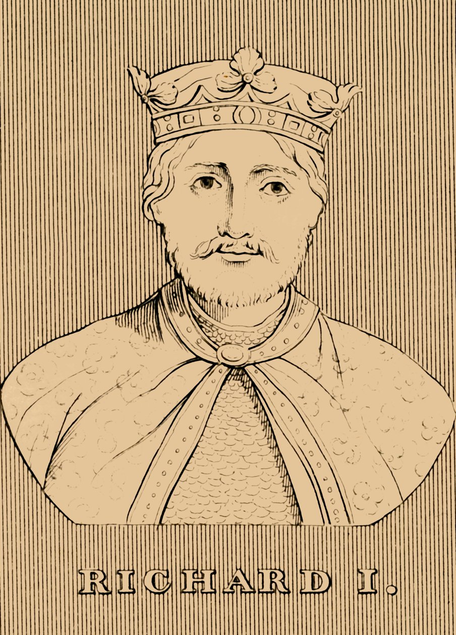 Richard I, 1157-1199, 1830. tekijältä Unbekannt