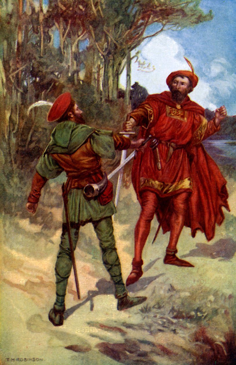 Richard I ja Robin Hood, 1925 tekijältä Unbekannt