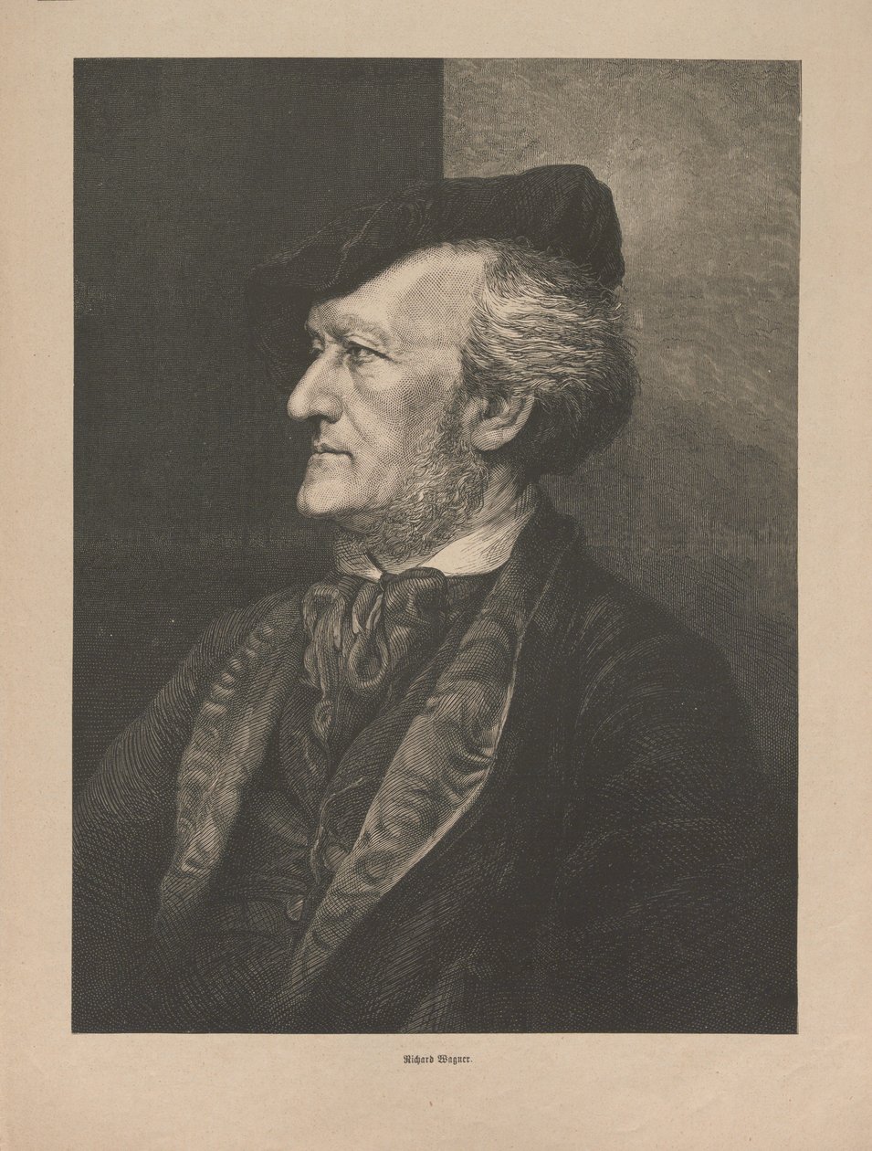 Richard Wagner, 1875. tekijältä Unbekannt