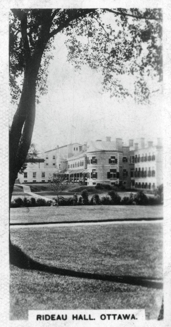 Rideau Hall, Ottawa, Kanada, 1920-luku tekijältä Unbekannt