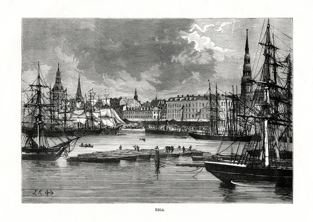 Riika, Latvia, 1879 tekijältä Unbekannt