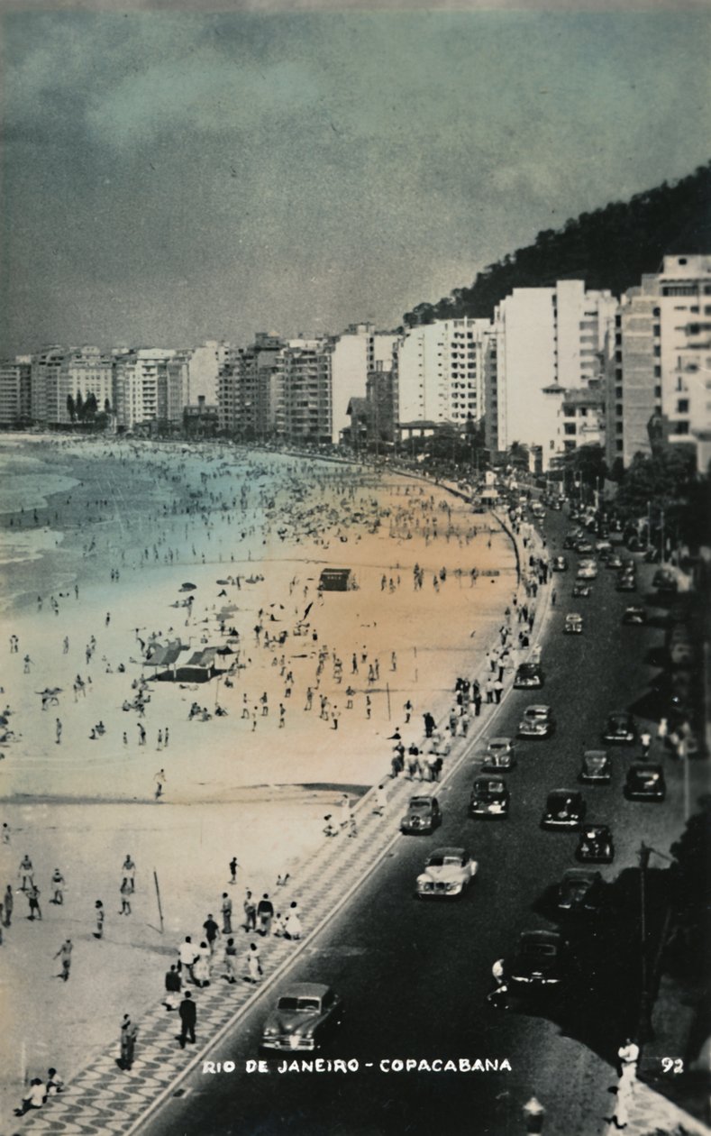 Rio de Janeiro - Copacabana, 1950-luku. tekijältä Unbekannt