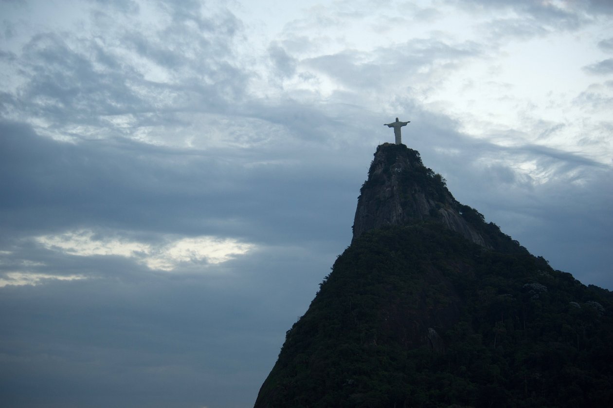 Rio de Janeiro, Kristus Lunastajan patsas Corcovadolla, Sokeritoppavuori, Brasilia tekijältä Unbekannt