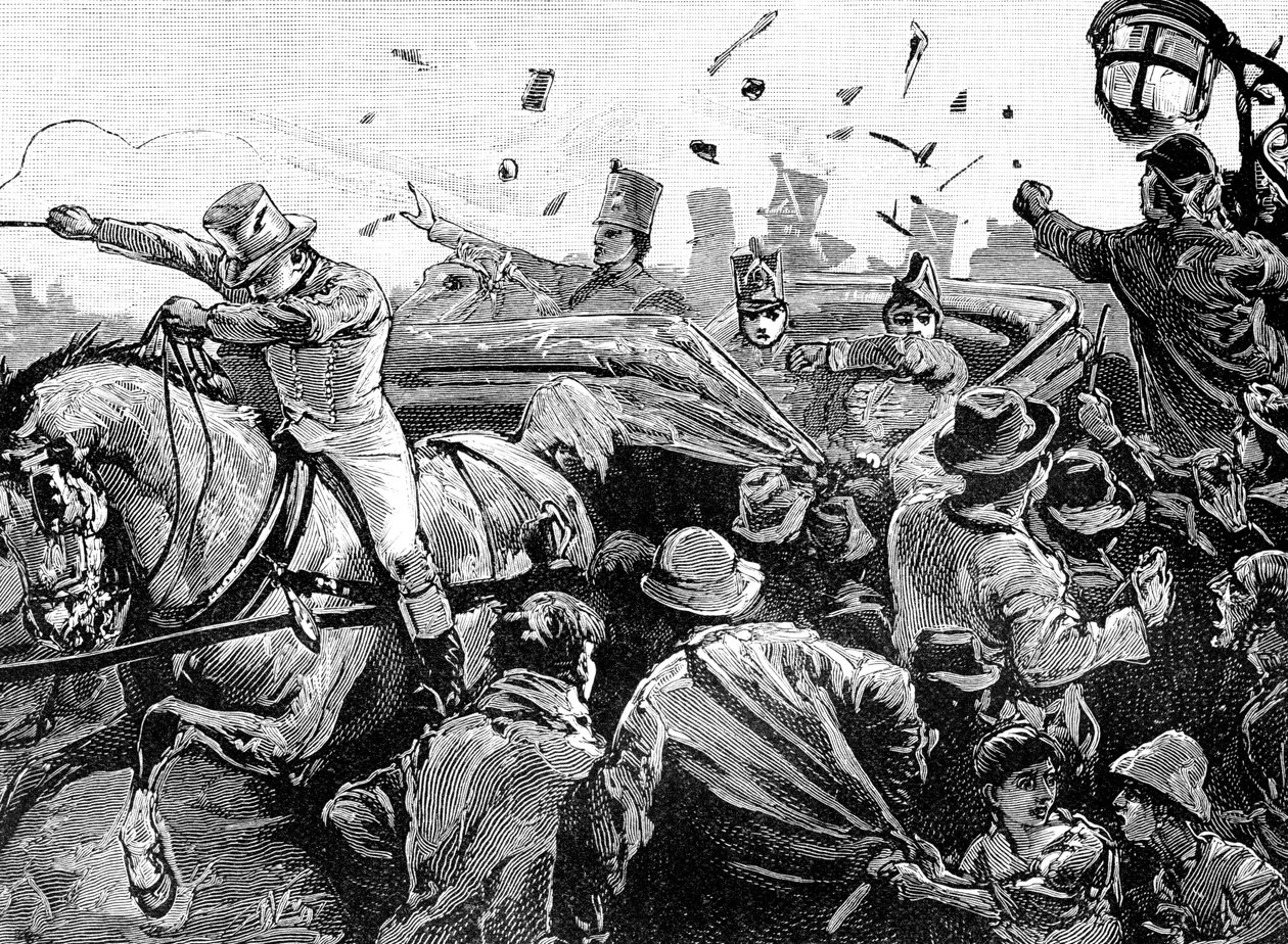 Mellakat Montrealissa, Kanadassa, 1849, 1900 tekijältä Unbekannt