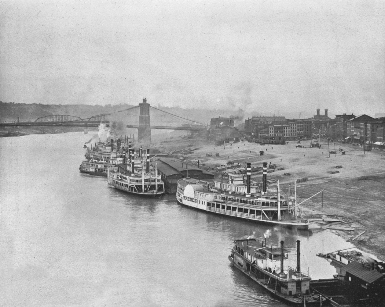 River Front, Cincinnati, Ohio, USA, c1900. tekijältä Unbekannt