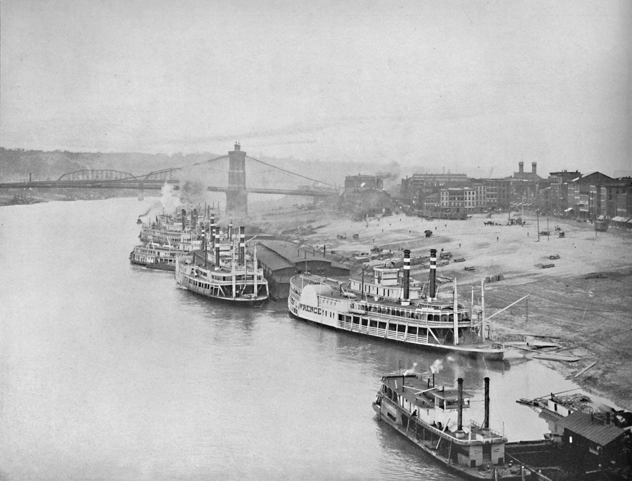 River Front, Cincinnati, Ohio, 1897. tekijältä Unbekannt