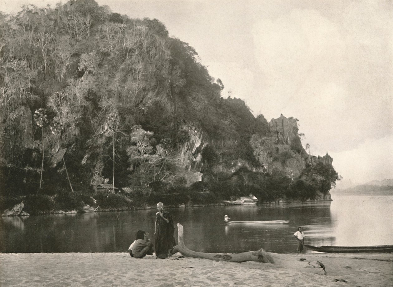 River Scene - The Second Defile, lähellä Bhamoa, 1900. tekijältä Unbekannt