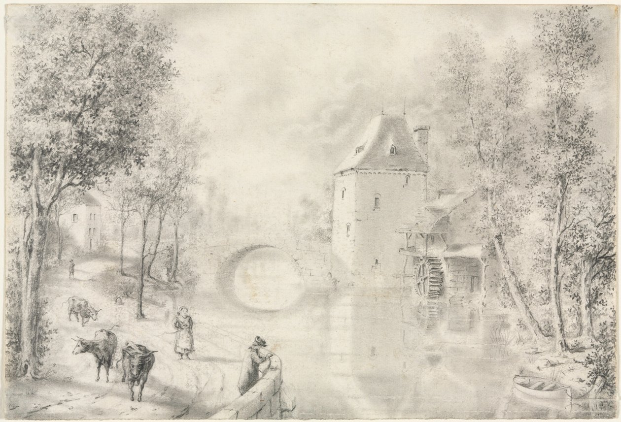 Tie Vanhan sillan varrella, 1800-luku. tekijältä Unbekannt