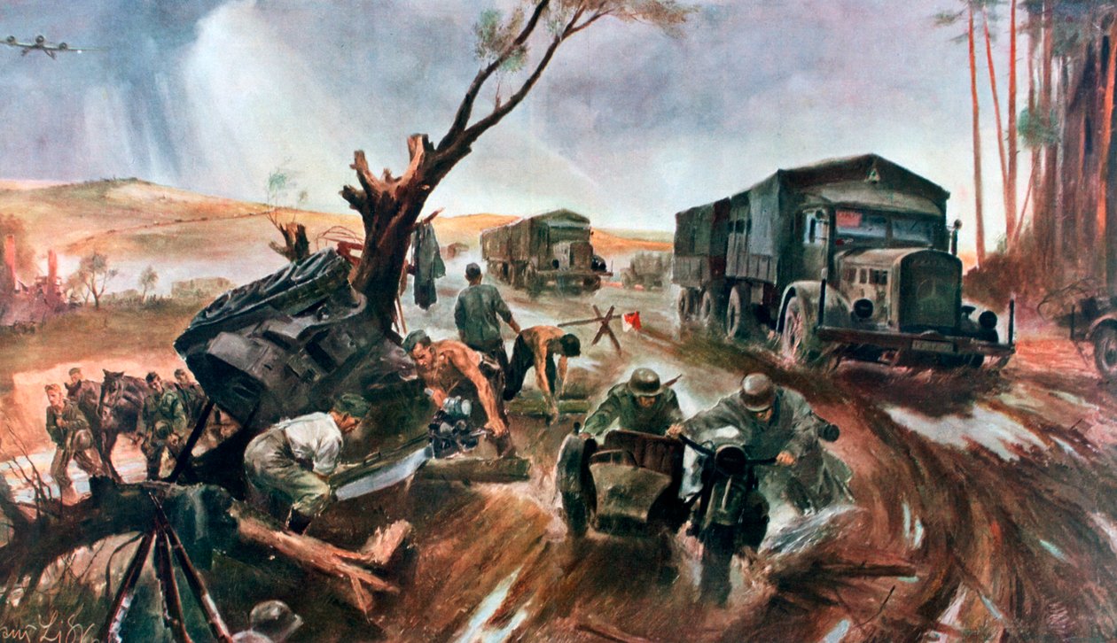 Road to the Front, ylivoimainen saksalainen organisaatio, 1941 tekijältä Unbekannt
