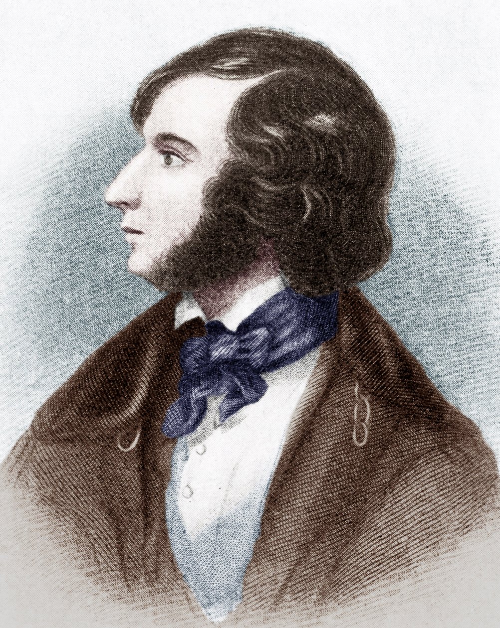 Robert Browning - muotokuva englantilaisesta runoilijasta ja näytelmäkirjailijasta tekijältä Unbekannt