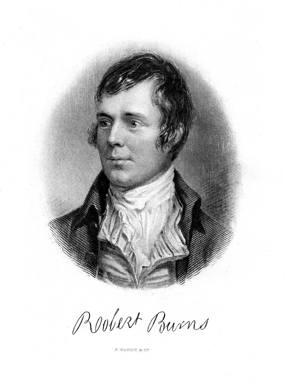 Robert Burns, skotlantilainen runoilija, 1800-luku tekijältä Unbekannt