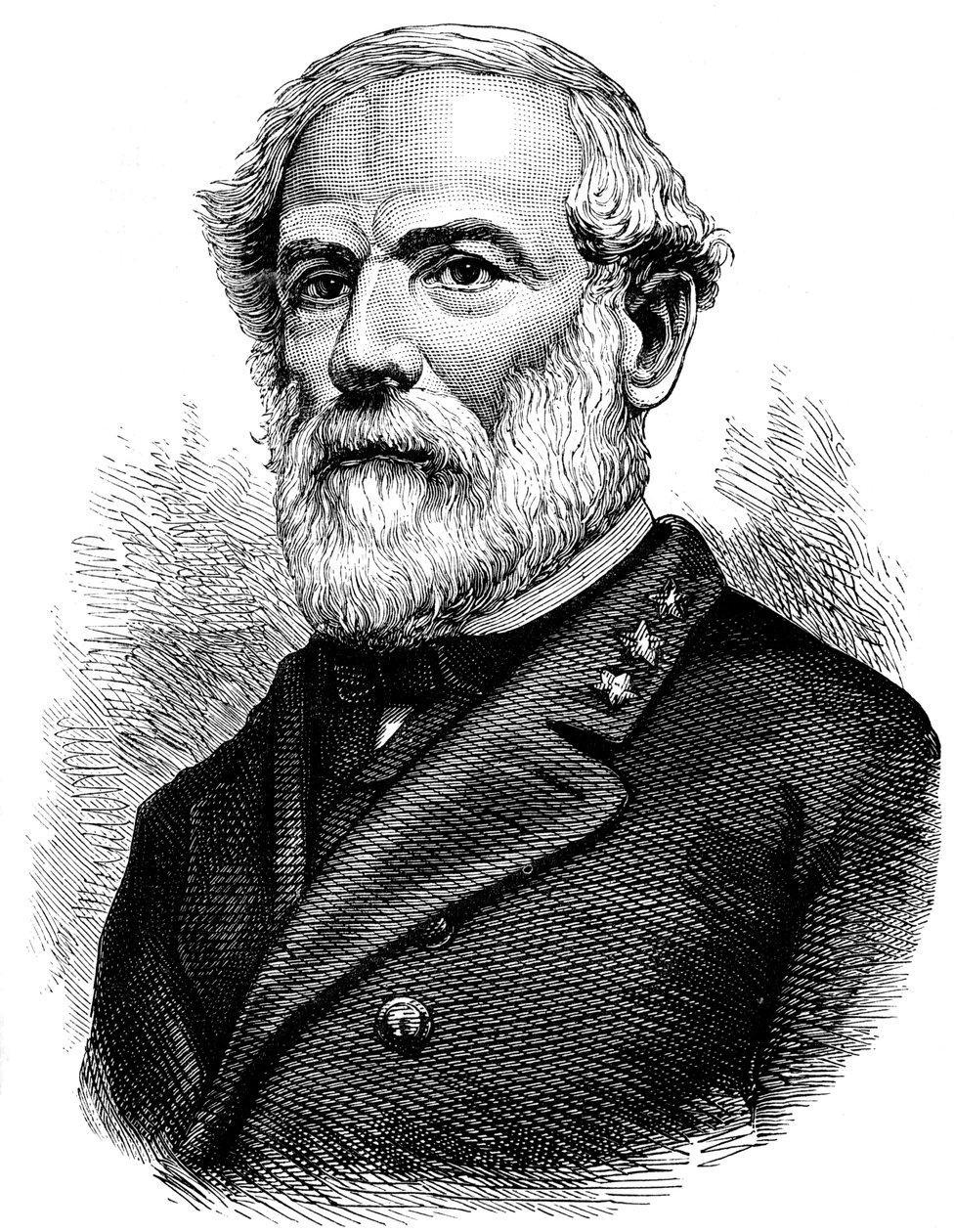 Robert E Lee, Yhdysvaltain sisällissodan konfederaation kenraali, 1880 tekijältä Unbekannt