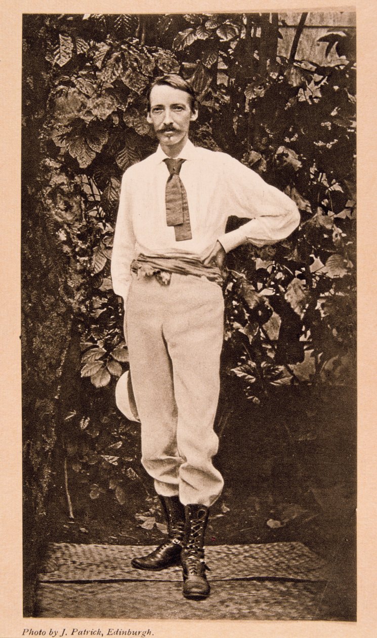 Robert Louis Stevenson Samoalla vuonna 1890 tekijältä Unbekannt