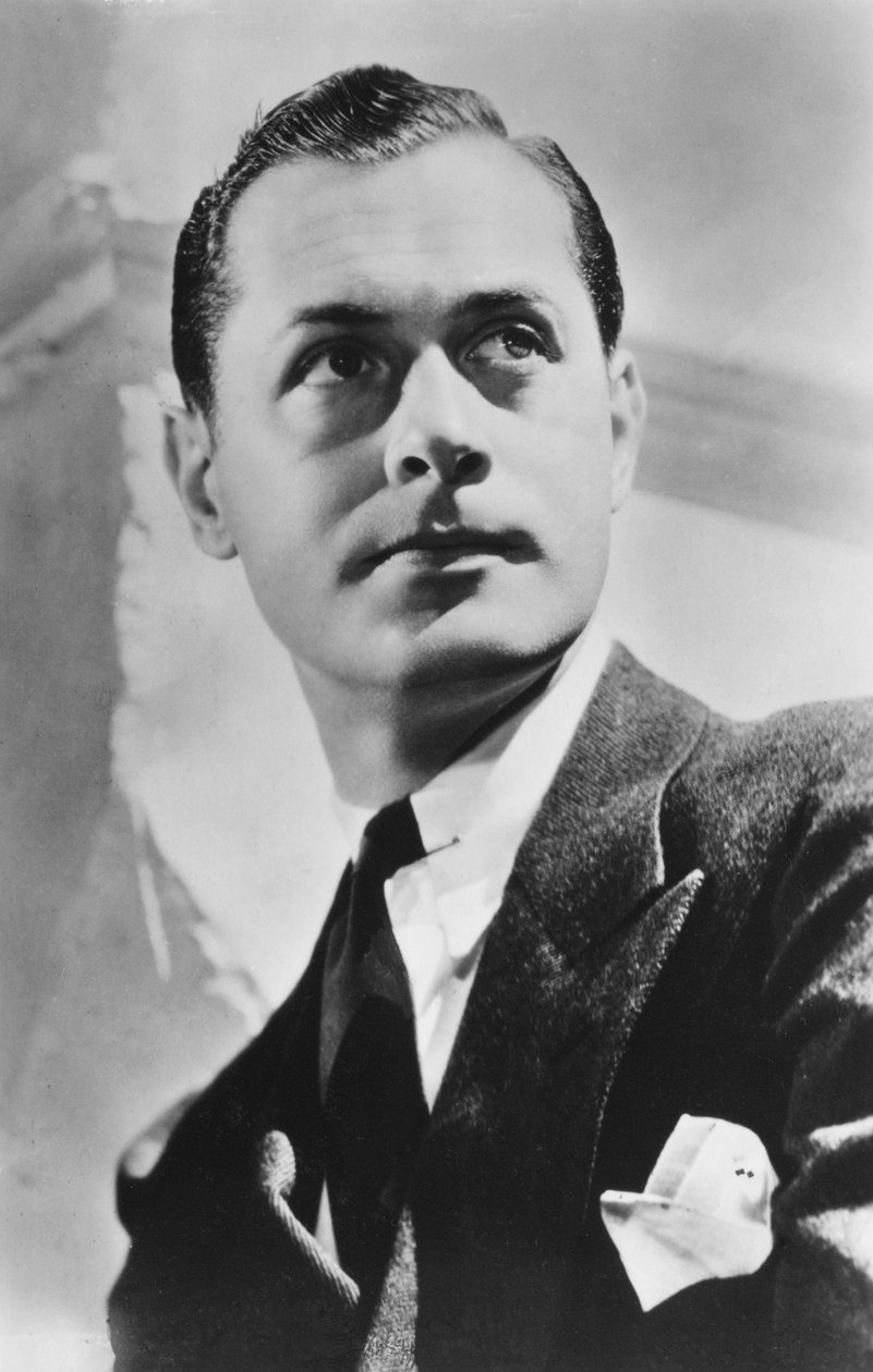 Robert Montgomery 1904-1981, yhdysvaltalainen näyttelijä ja ohjaaja, 1900-luku tekijältä Unbekannt