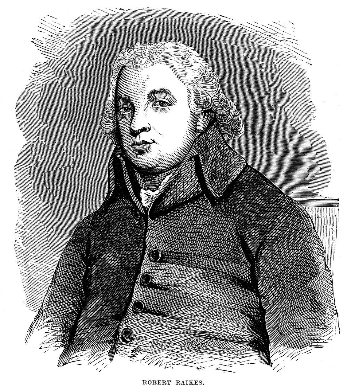 Robert Raikes, englantilainen filantrooppi ja kustantaja, 1780 1880 tekijältä Unbekannt