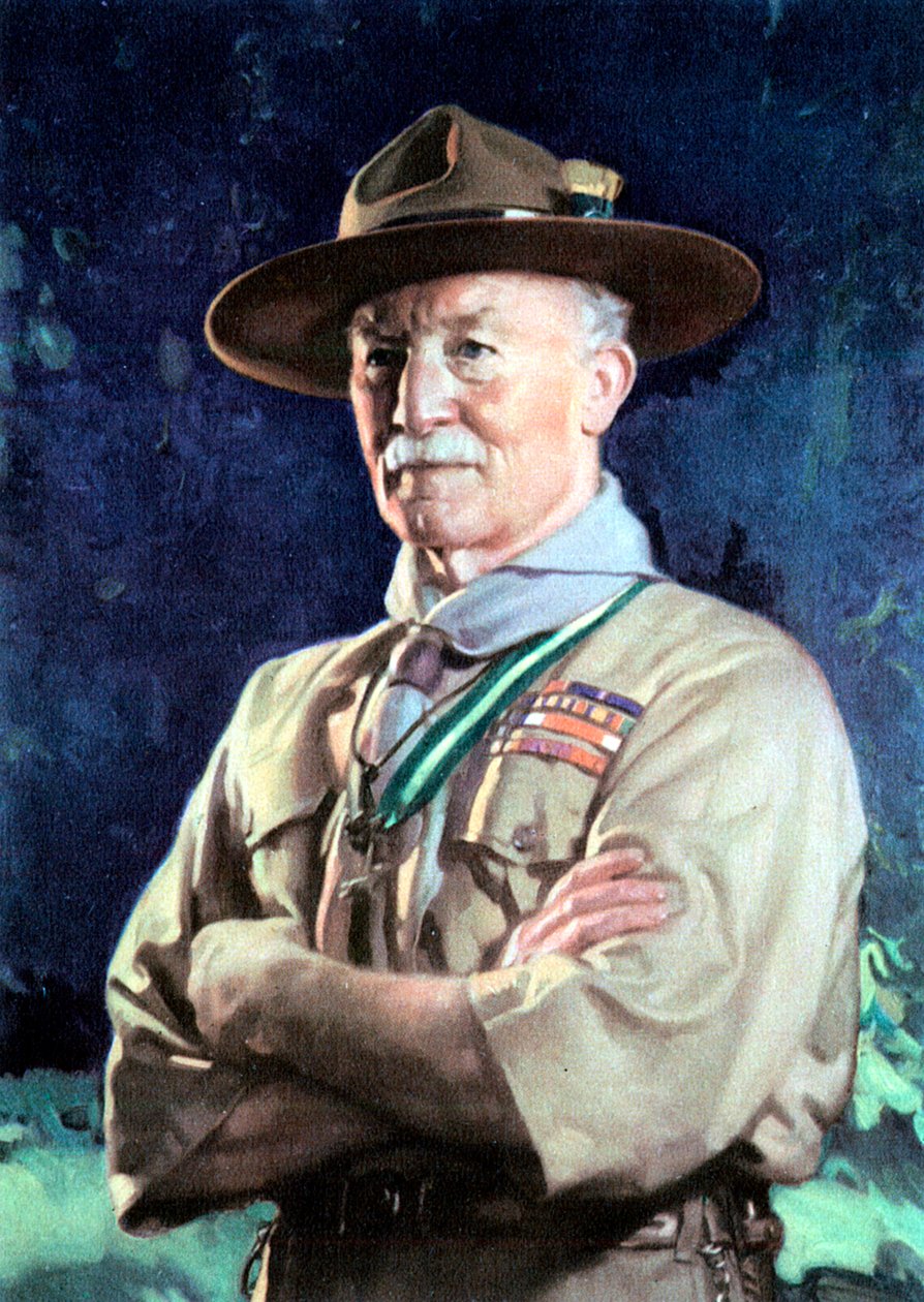 Robert Stephenson Smyth Baden-Powell, varakreivi Baden-Powell, englantilainen sotilas. tekijältä Unbekannt