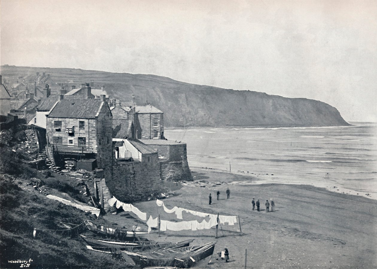 Robin Hoods Bay - Kylä ja lahti, 1895 tekijältä Unbekannt