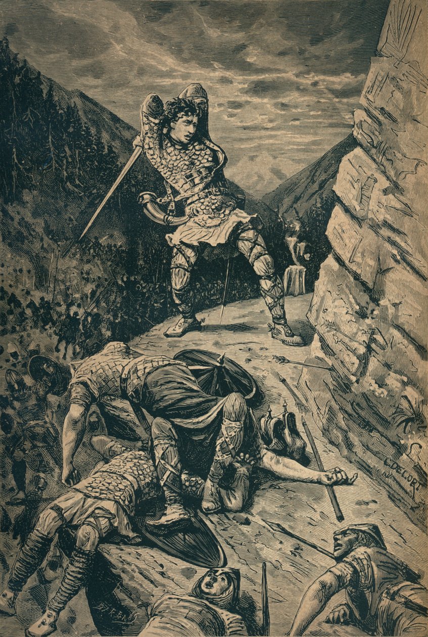 Roland, Ranskan kansalliseepoksen sankari, 1909 tekijältä Unbekannt