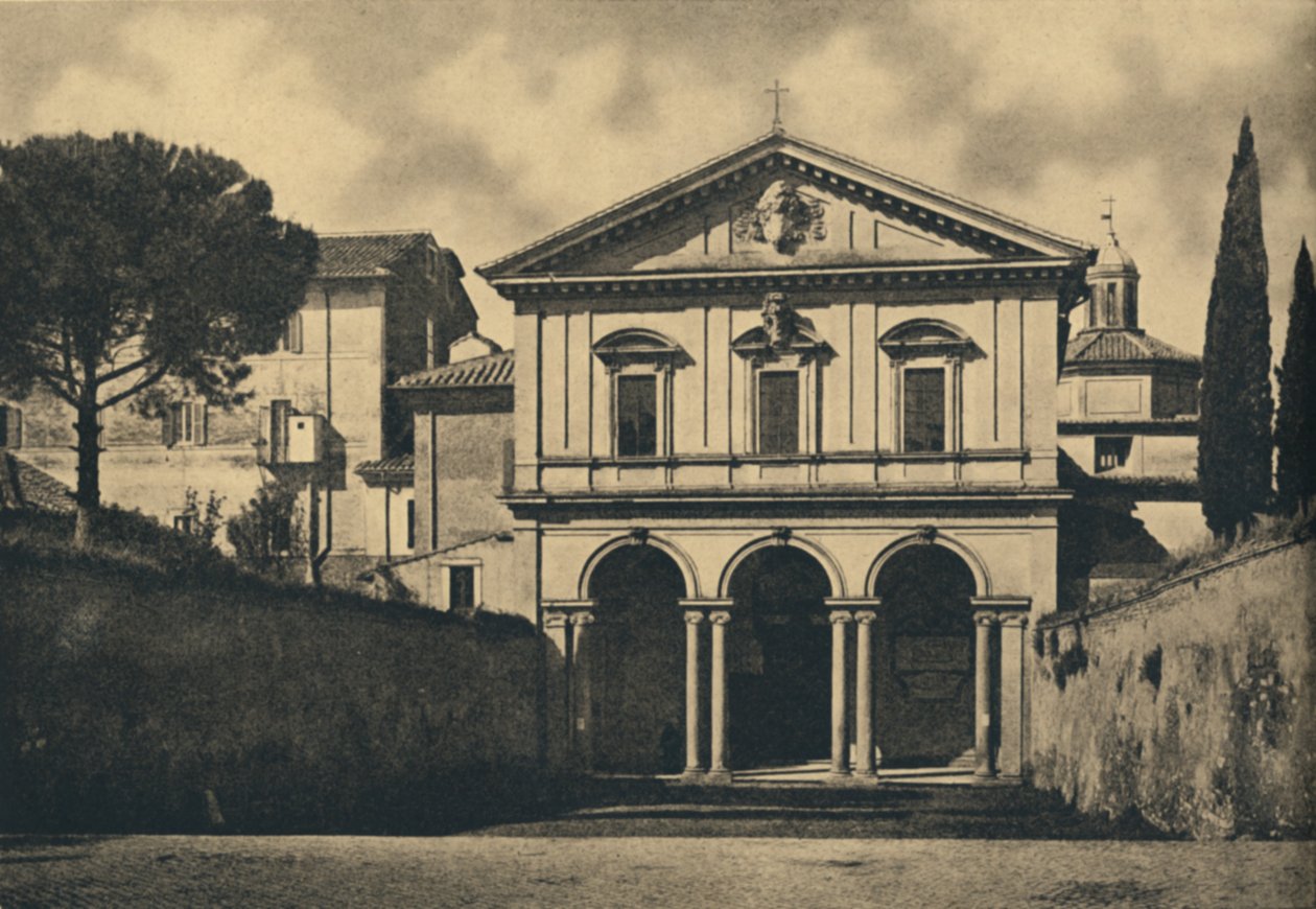 Roma - S. Sebastianin basilika Appian tiellä, 1910 tekijältä Unbekannt