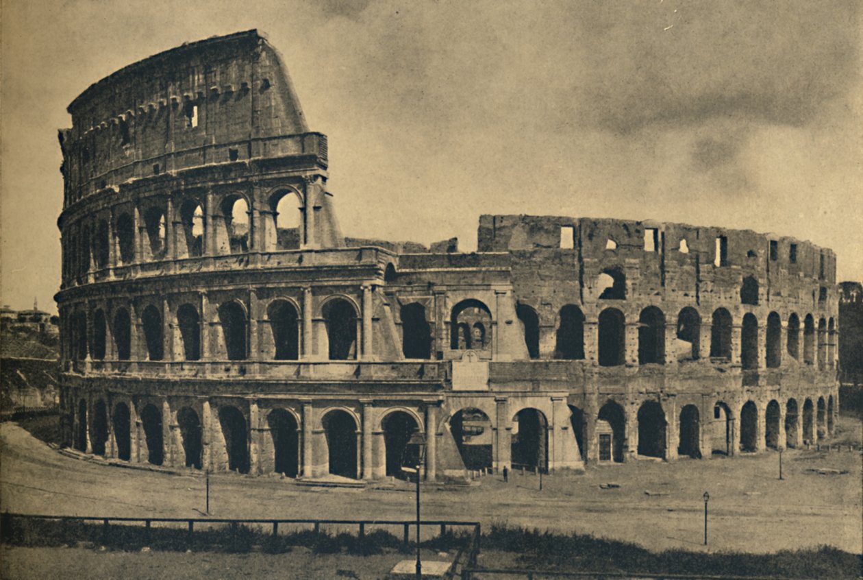 Roma - Flavian amfiteatteri, joka tunnetaan nimellä Colosseum, 1910. tekijältä Unbekannt
