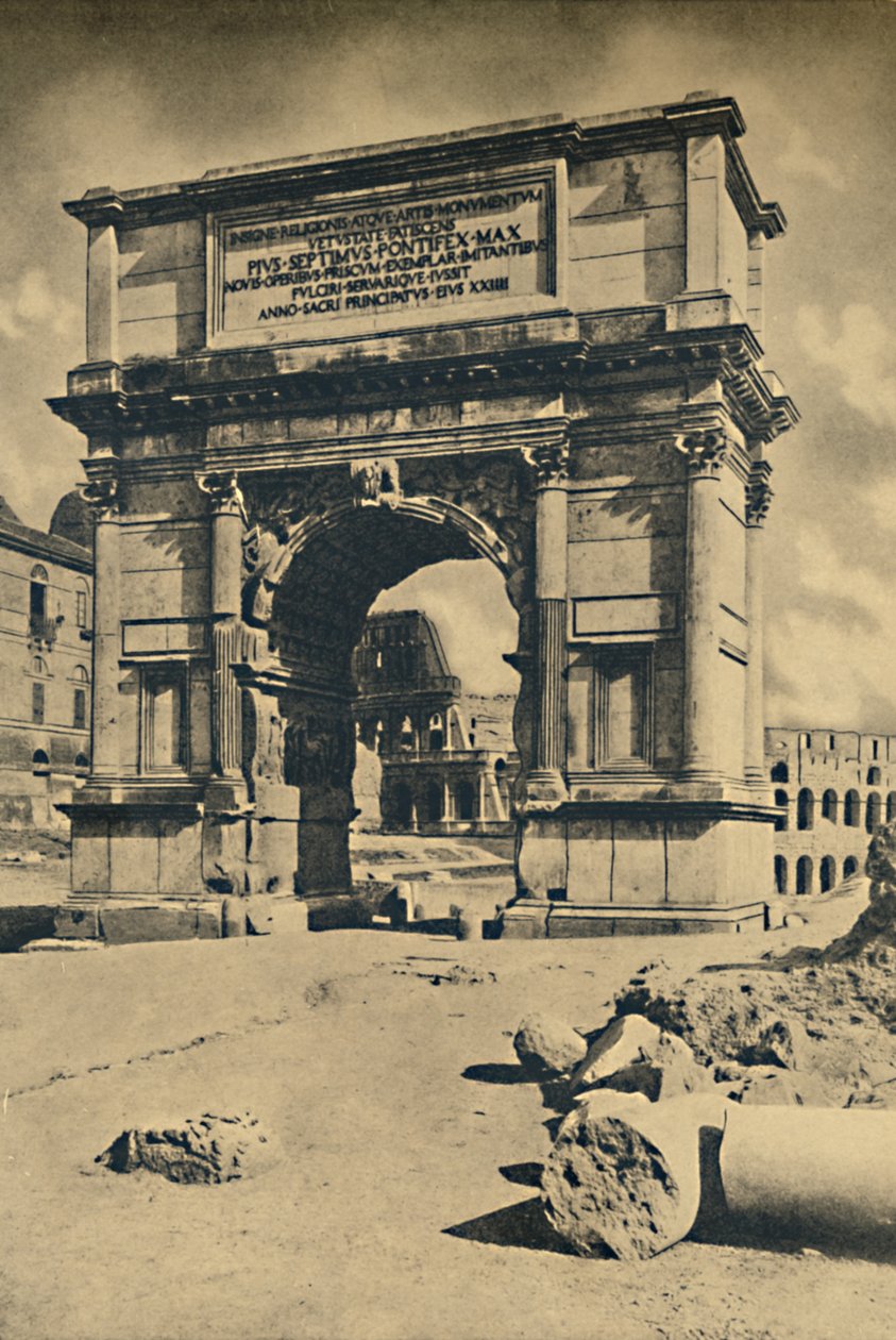 Roma - Forum Romanum - Tituksen kaari, 1910. tekijältä Unbekannt