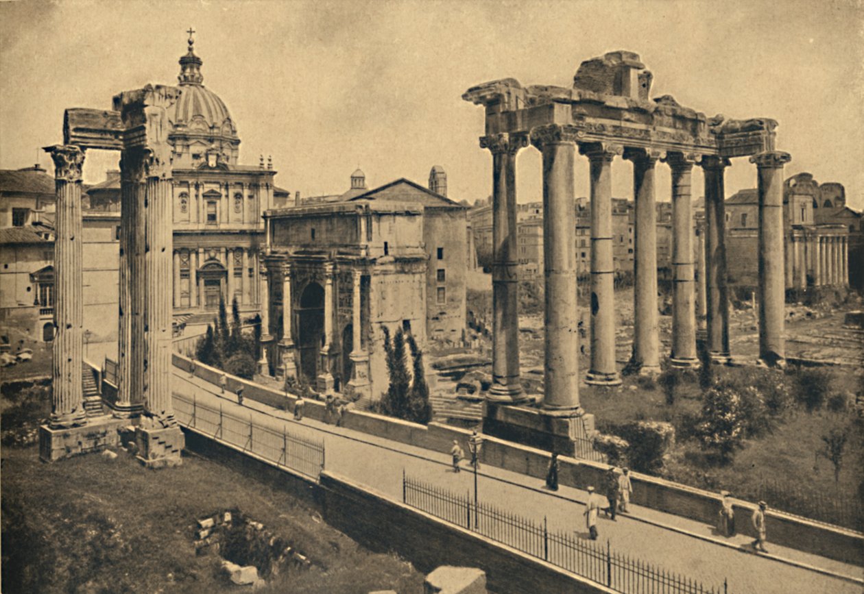 Roma - Forum Romanum, 1910 tekijältä Unbekannt