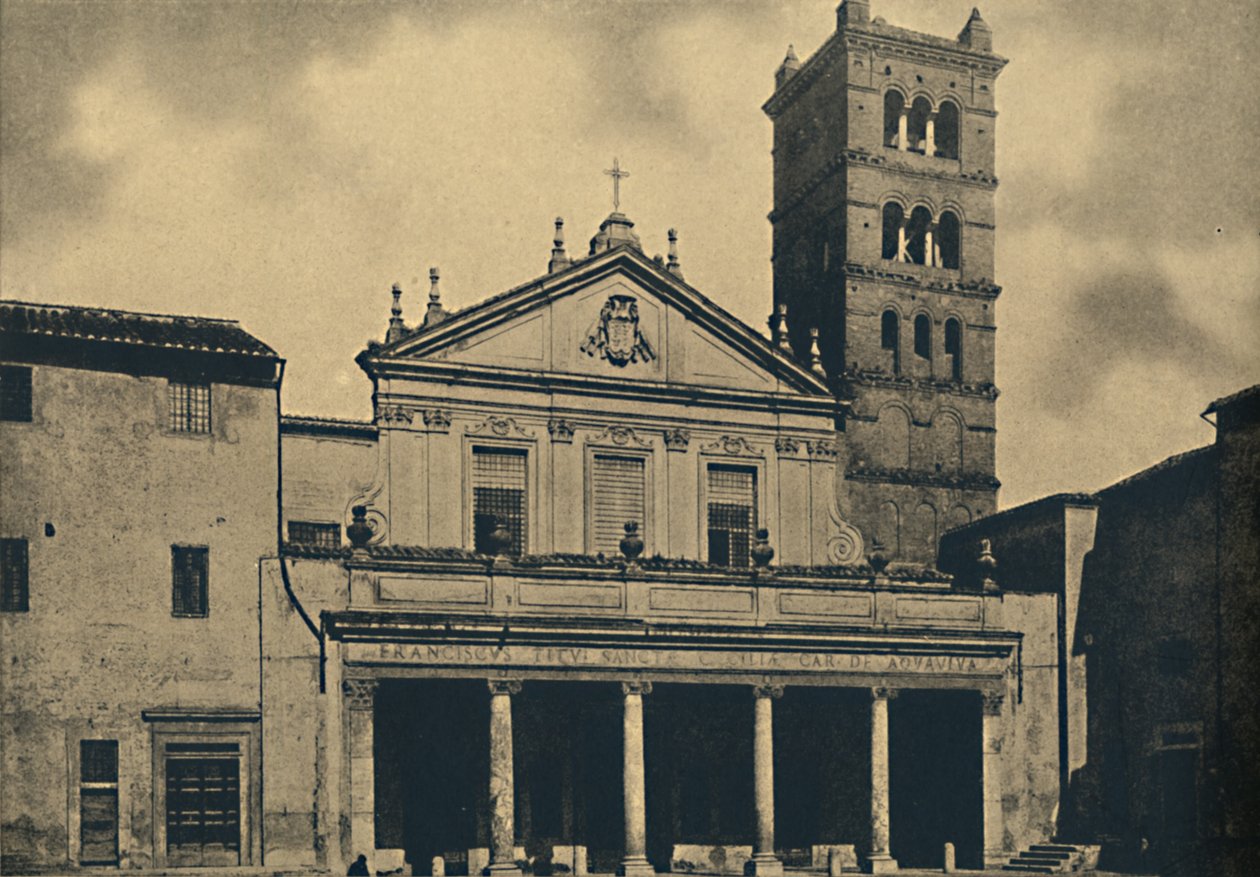 Roma - Pyhän Cecilian kirkko, 1910 tekijältä Unbekannt