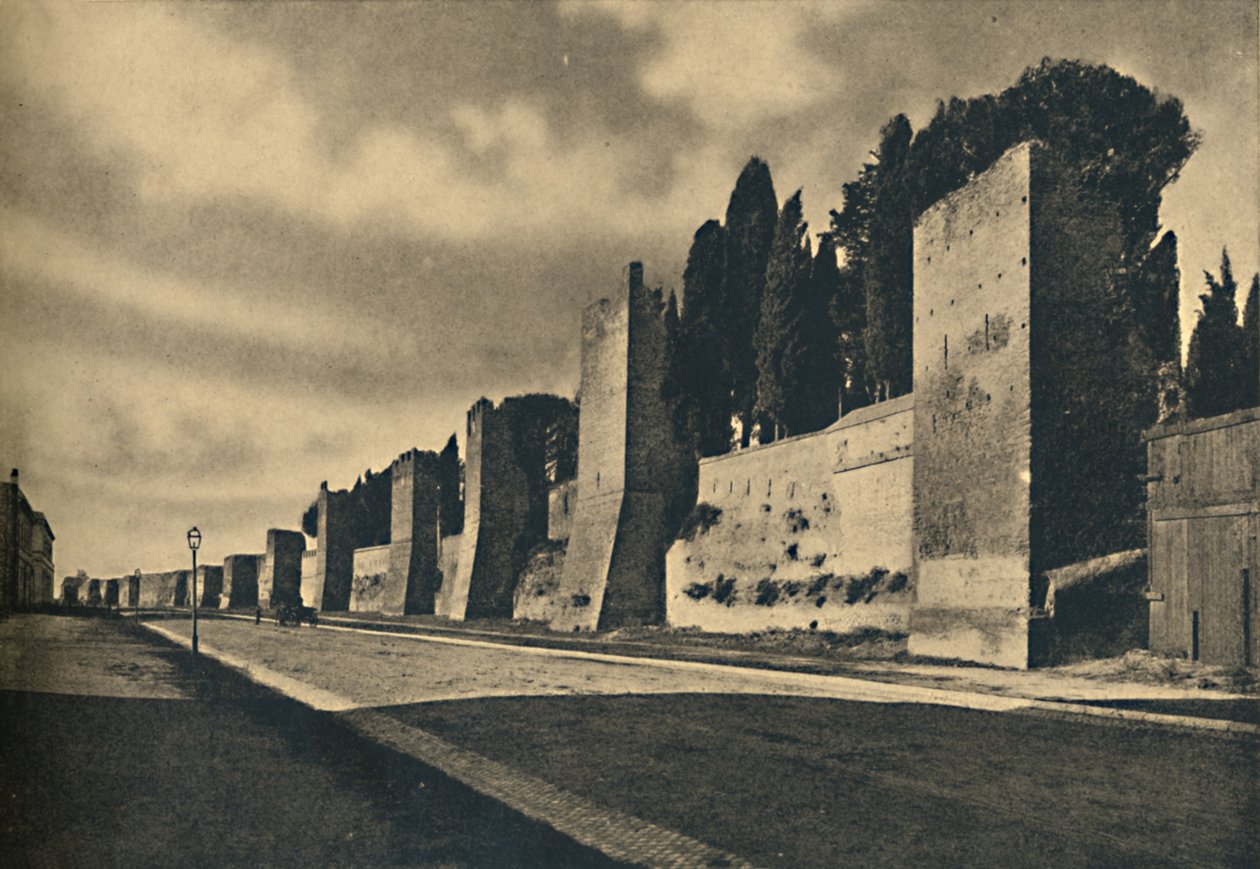 Roma - Aurelianuksen muuri, 1910 tekijältä Unbekannt