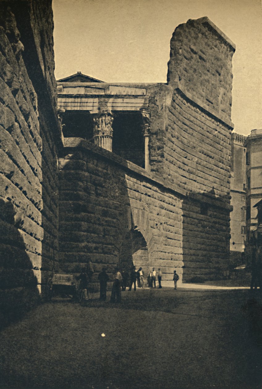 Roma - Augustuksen foorumin muuri, 1910 tekijältä Unbekannt