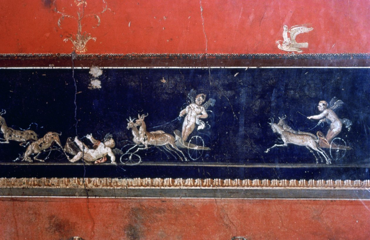 Roomalainen seinämaalaus, House of the Vettii, Pompei, Italia tekijältä Unbekannt