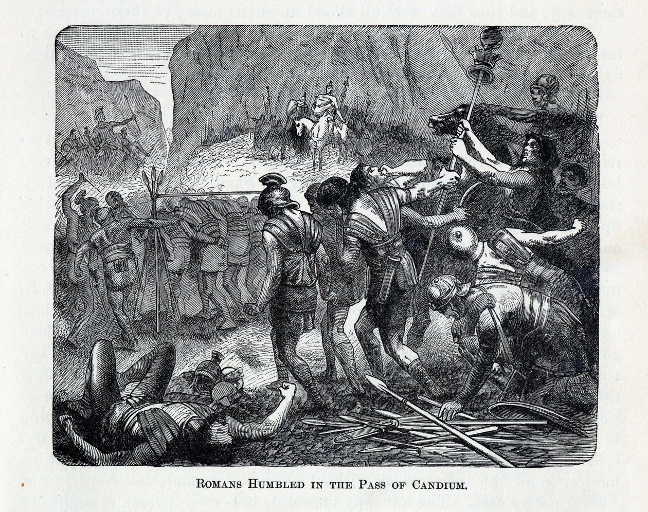 Roomalaiset nöyrtyivät Caudiumin solassa, 1882 tekijältä Unbekannt