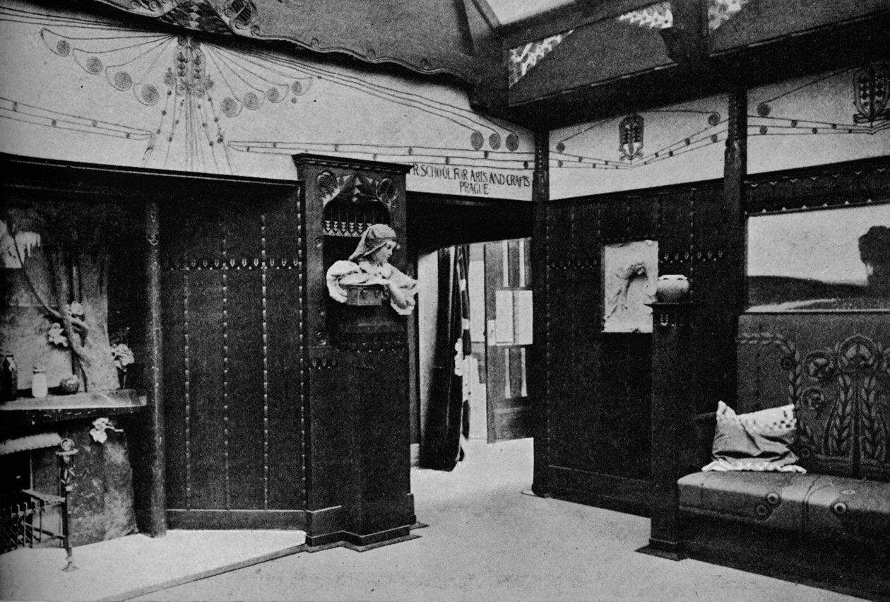 Prahan taide- ja käsityökoulun huone, St. Louis, 1905 tekijältä Unbekannt
