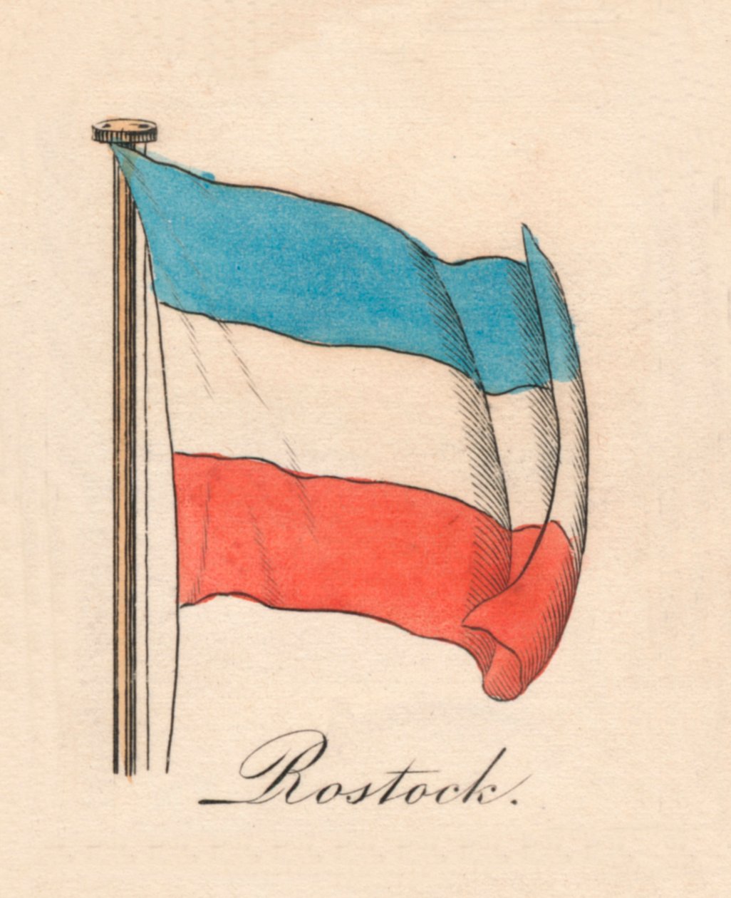Rostock, 1838 tekijältä Unbekannt