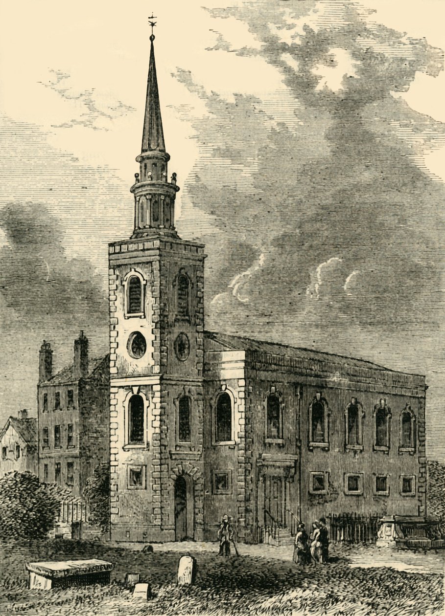 Rotherhithen kirkko, 1750, n. 1878. tekijältä Unbekannt