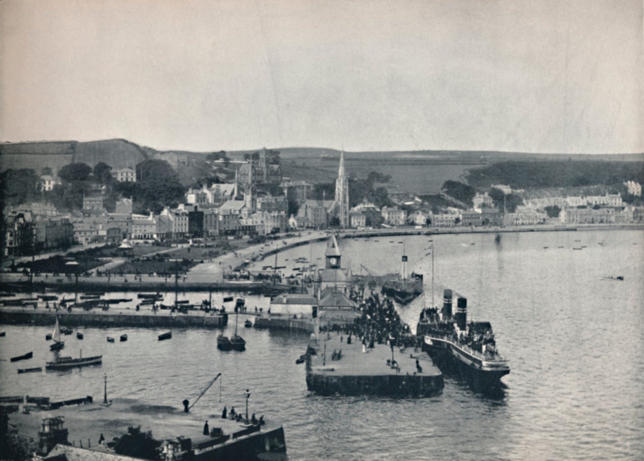 Rothesay - Laskeutumislava ja esplanadi, 1895 tekijältä Unbekannt