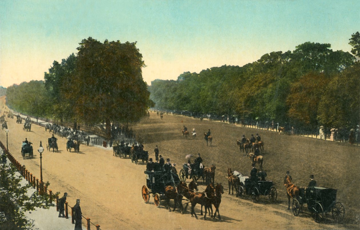Rotten Row, Hyde Park, Lontoo, 1910. tekijältä Unbekannt