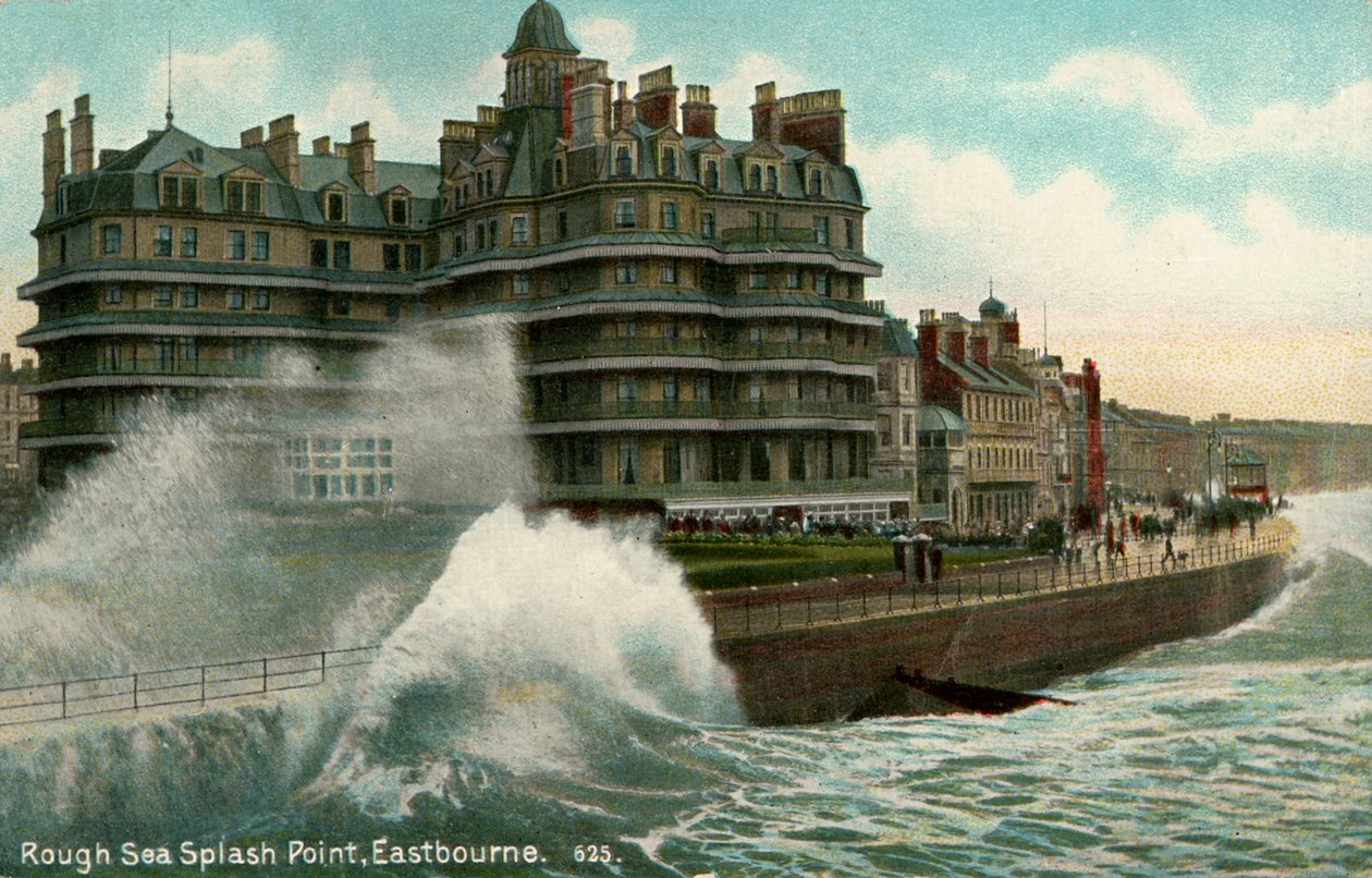 Kova meri, Splash Point, Eastbourne, Sussex, 1912 tekijältä Unbekannt