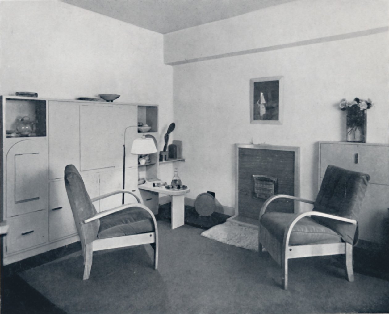 Rowley Gallery of Decorative Art Ltd - Yhdistetty ruokailu-olohuone suljettu, 1939 tekijältä Unbekannt