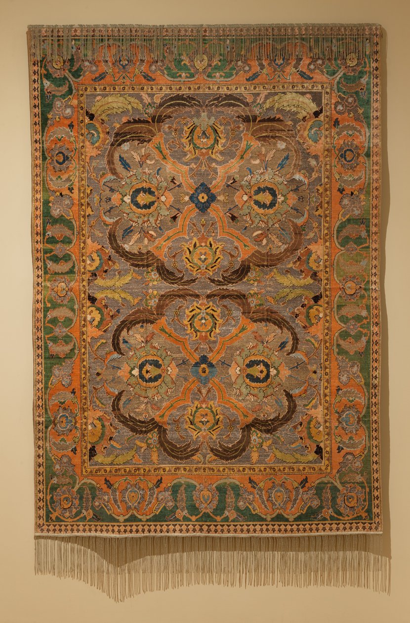 Kuninkaallinen matto silkki- ja metallilangalla, 1600-1625. tekijältä Unbekannt