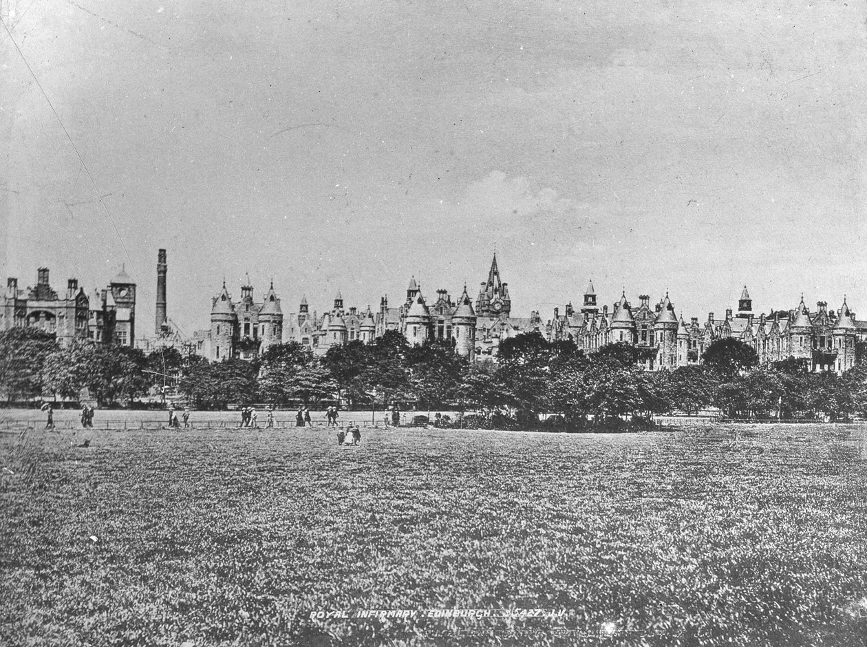 Royal Infirmary, Edinburgh, Skotlanti, 1800-luvun loppu tai 1900-luvun alku tekijältä Unbekannt