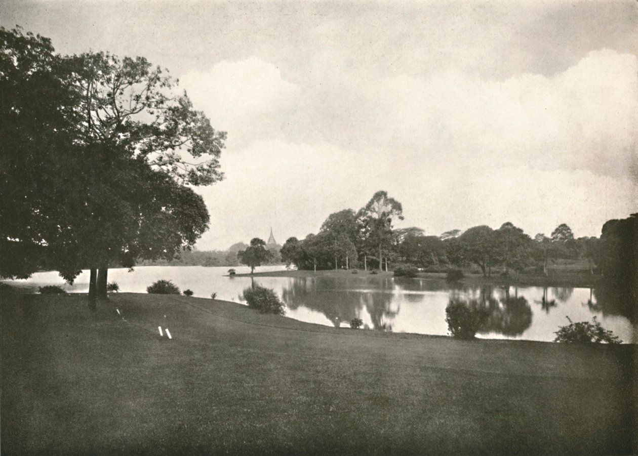 Royal Lakes, Rangoon, 1900. tekijältä Unbekannt