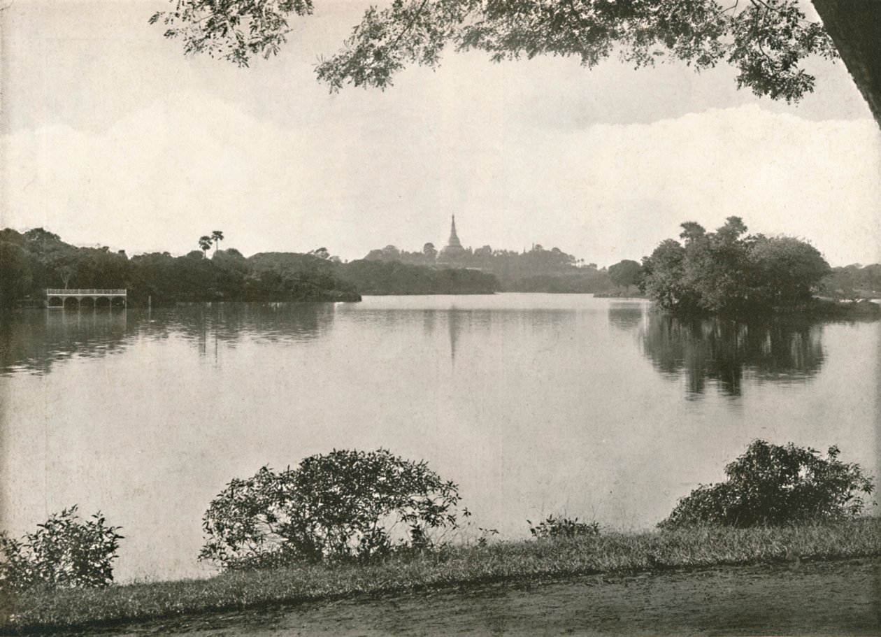 Royal Lakes, Rangoon, 1900. tekijältä Unbekannt