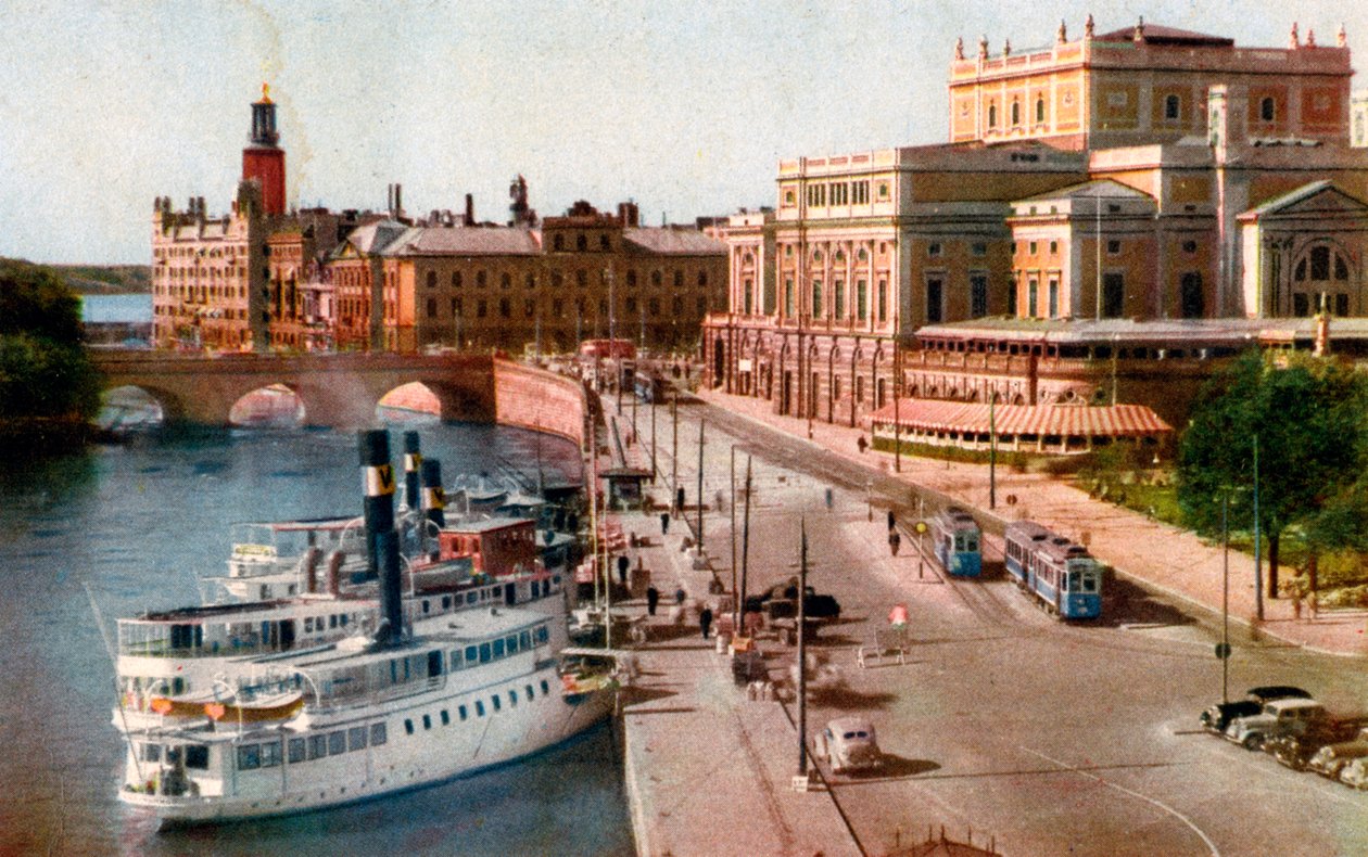 Kuninkaallinen oopperatalo, Tukholma, 1900-luku tekijältä Unbekannt