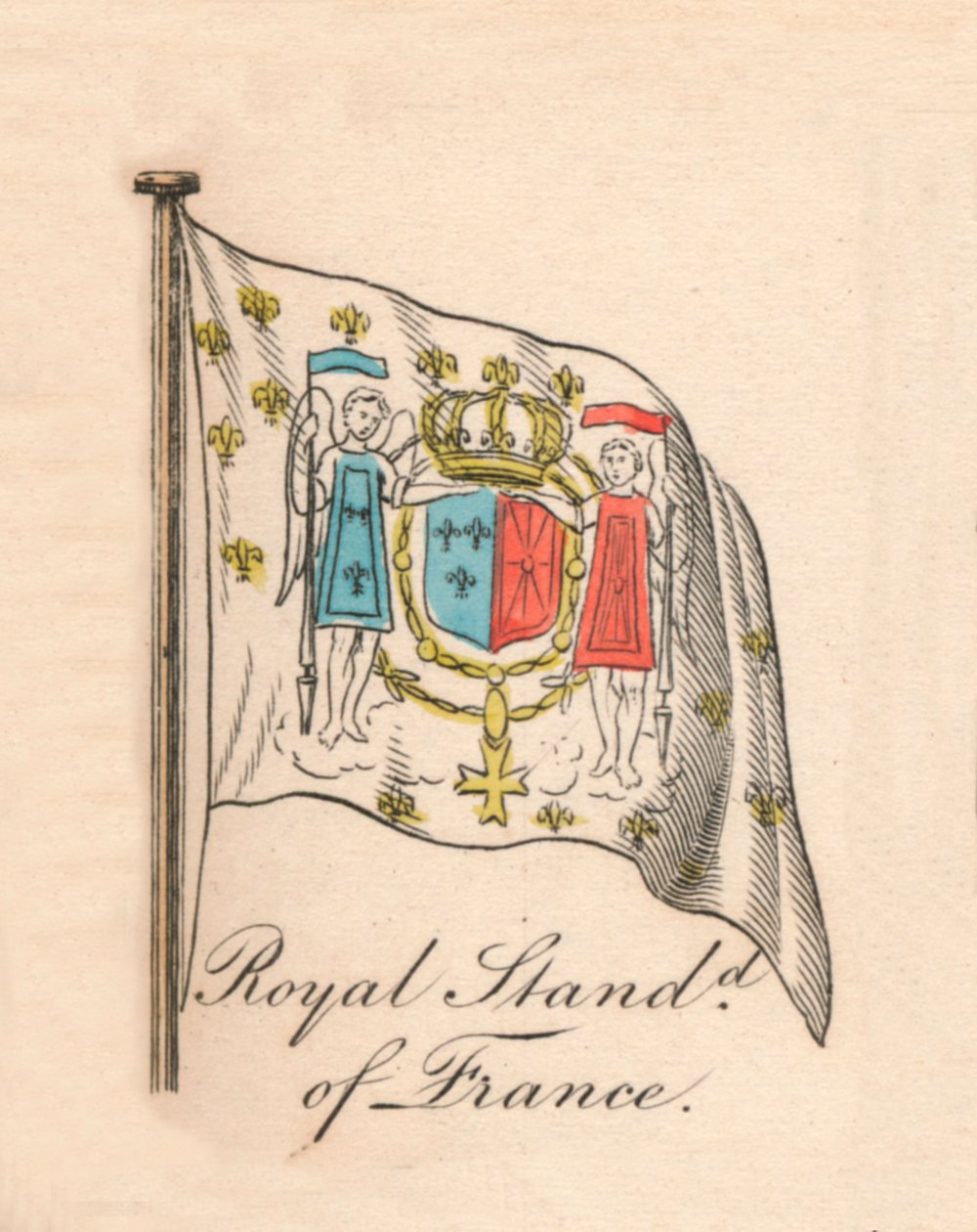 Ranskan kuninkaallinen standardi, 1838 tekijältä Unbekannt