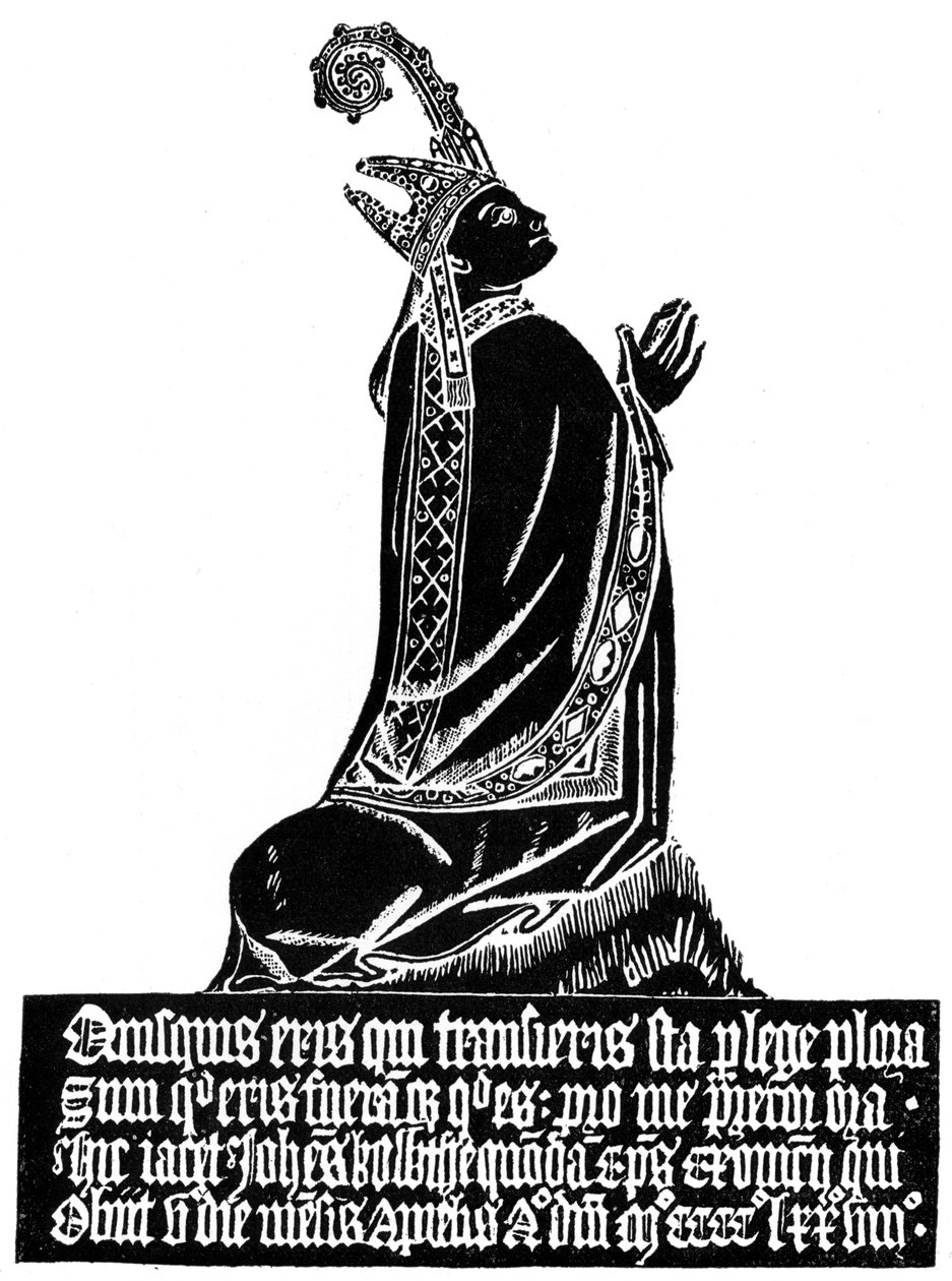 Keskiaikaisen kaiverretun messingin hankaus, c1478 1901 tekijältä Unbekannt