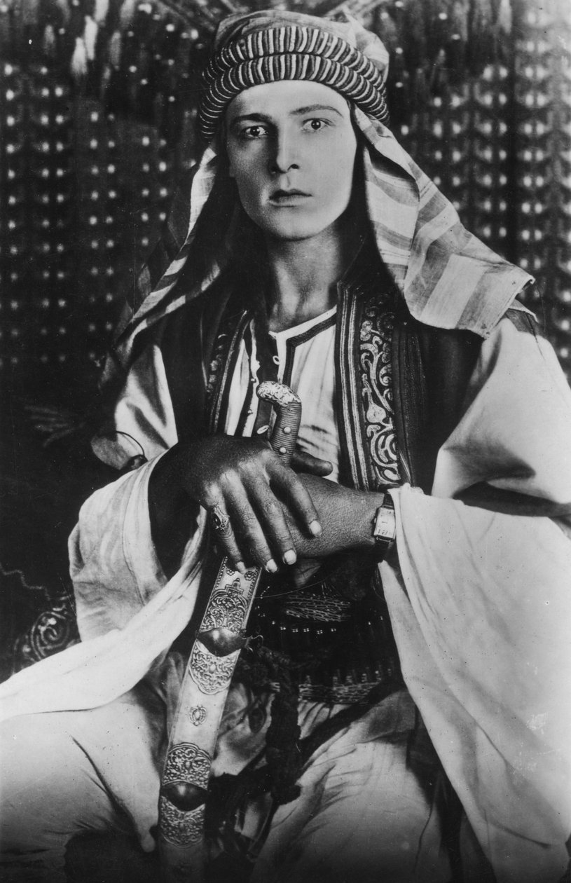 Rudolph Valentino 1895-1926 Sheikhissä, 1921 tekijältä Unbekannt