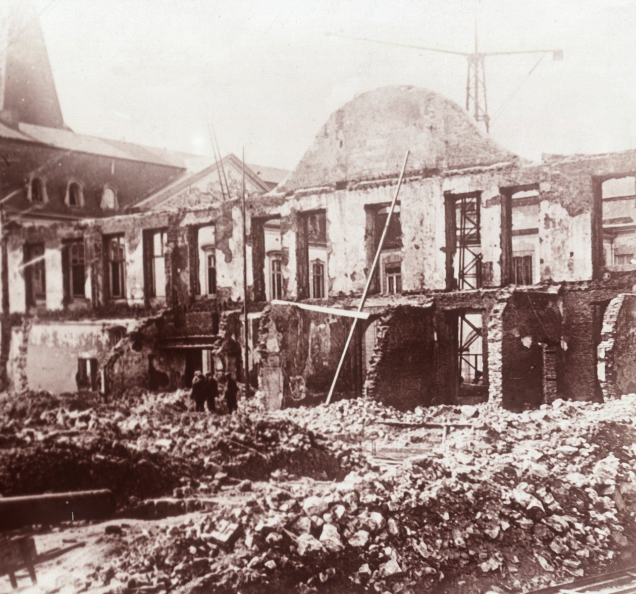 Rauniot, Louvain, Belgia, c1914-c1918 tekijältä Unbekannt