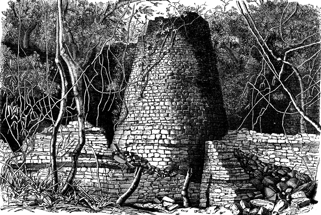 Suuren Zimbabwen rauniot, Afrikka, 1892 tekijältä Unbekannt