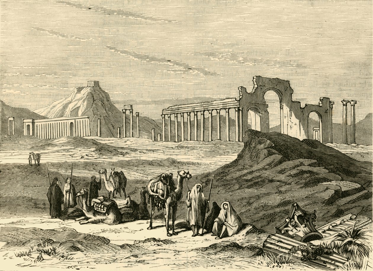 Palmyran rauniot, 1890. tekijältä Unbekannt