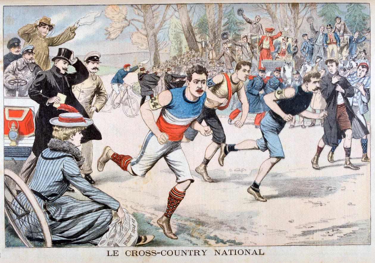 Juoksu, National Cross Country, Pariisi, 1903 tekijältä Unbekannt